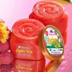 tree hut® Lychee Kiss Shea Sugar Scrub