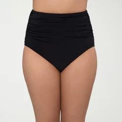 Trimshaper Womens Comfort Waistband Full Coverage High Waist Bikini Swimsuit Bottom
