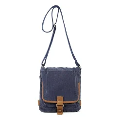 TSD Brand Atona Classic Flap Crossover Messenger Bag