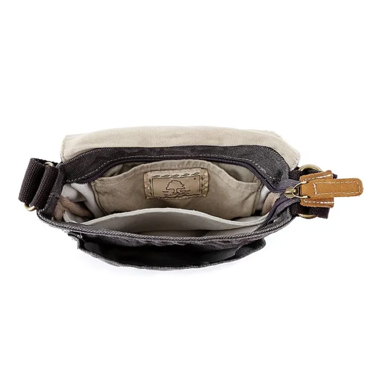 TSD Brand Atona Classic Flap Crossover Messenger Bag