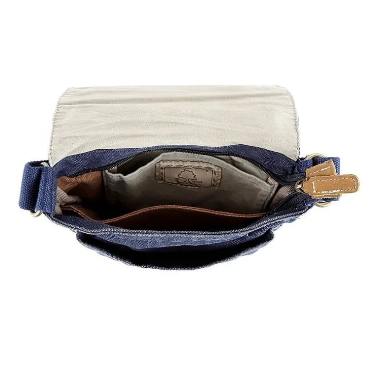 TSD Brand Atona Classic Flap Crossover Messenger Bag