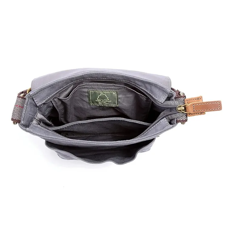 TSD Brand Atona Classic Flap Crossover Messenger Bag
