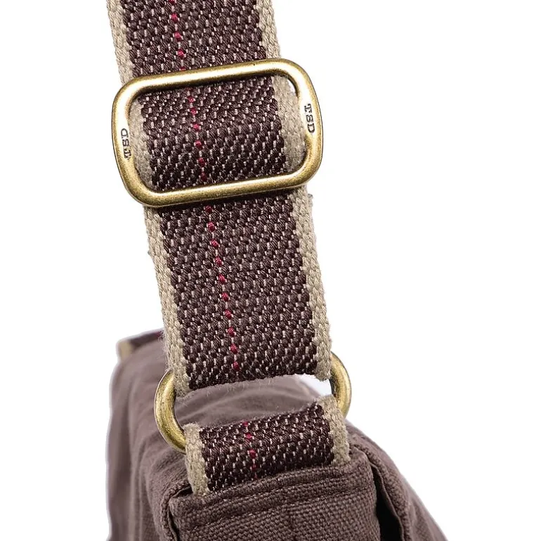 TSD Brand Atona Classic Flap Crossover Messenger Bag