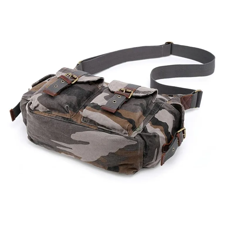 TSD Brand Camo Messenger Bag