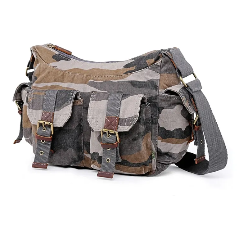 TSD Brand Camo Messenger Bag