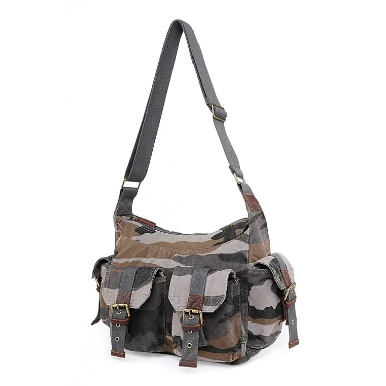 TSD Brand Camo Messenger Bag