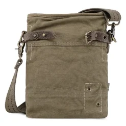 TSD Brand Coastal Zippered Crossbody Messenger Bag