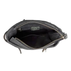TSD Brand Coastal Zippered Crossbody Messenger Bag