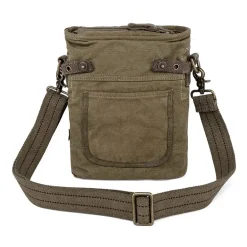 TSD Brand Coastal Zippered Crossbody Messenger Bag