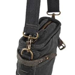 TSD Brand Coastal Zippered Crossbody Messenger Bag