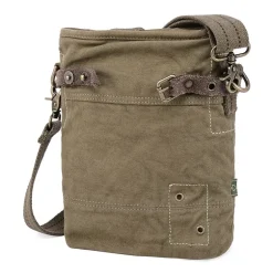 TSD Brand Coastal Zippered Crossbody Messenger Bag