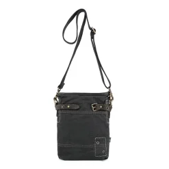 TSD Brand Coastal Zippered Crossbody Messenger Bag