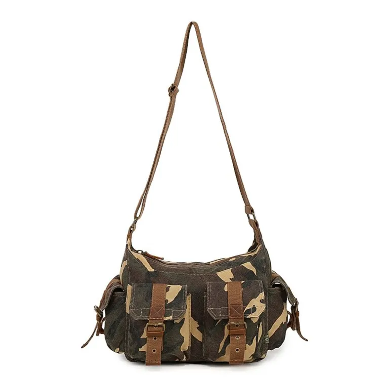 TSD Brand Leaf Hill Mail Bag Messenger Bag