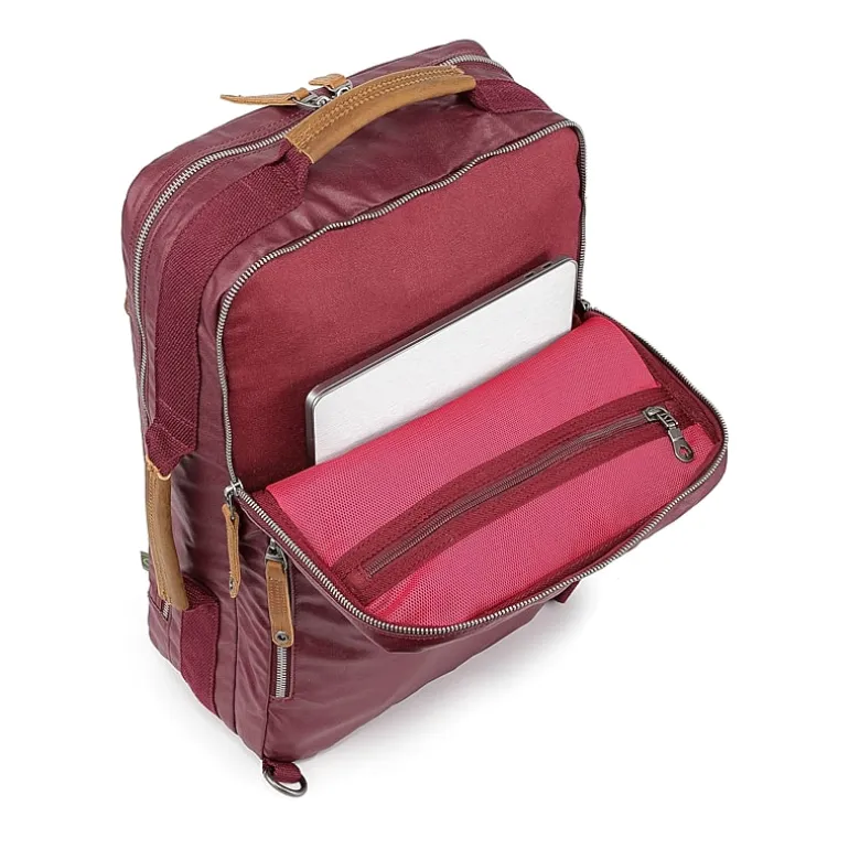 TSD Brand Madrone Coated Canvas Unisex Adult Backpack