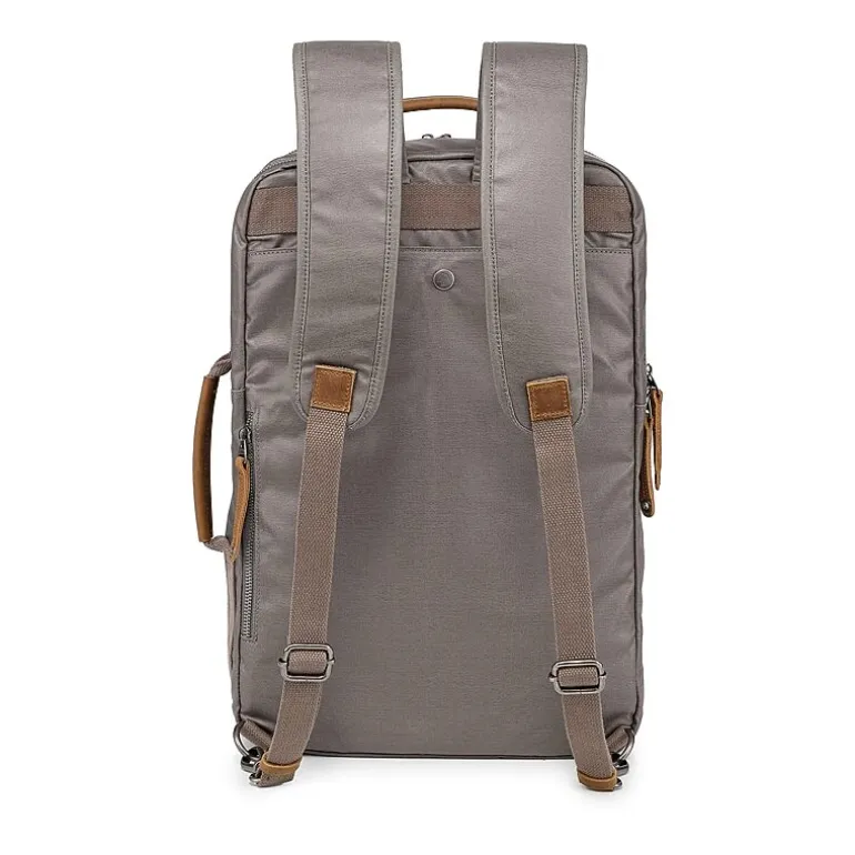 TSD Brand Madrone Coated Canvas Unisex Adult Backpack