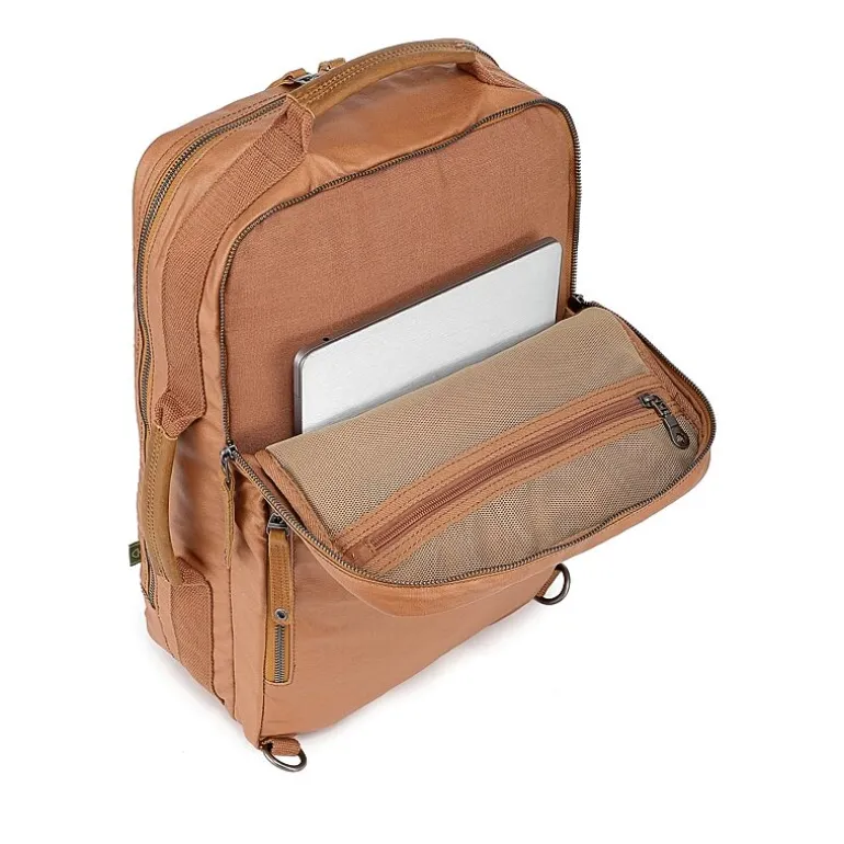 TSD Brand Madrone Coated Canvas Unisex Adult Backpack