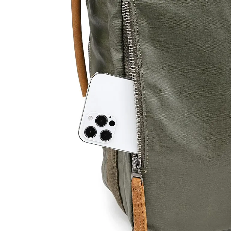 TSD Brand Madrone Coated Canvas Unisex Adult Backpack