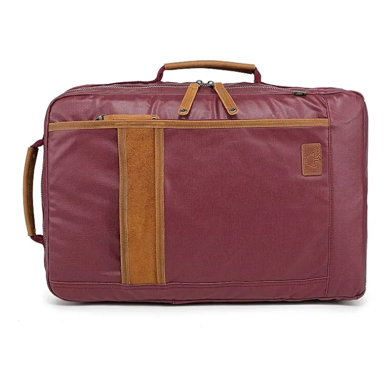 TSD Brand Madrone Coated Canvas Unisex Adult Backpack