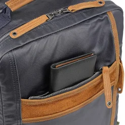 TSD Brand Madrone Coated Canvas Unisex Adult Backpack