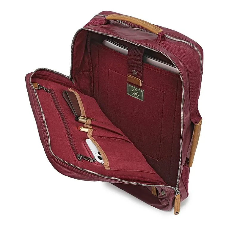 TSD Brand Madrone Coated Canvas Unisex Adult Backpack