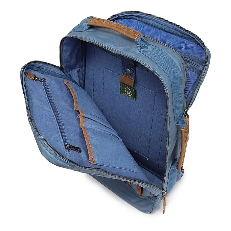 TSD Brand Madrone Coated Canvas Unisex Adult Backpack
