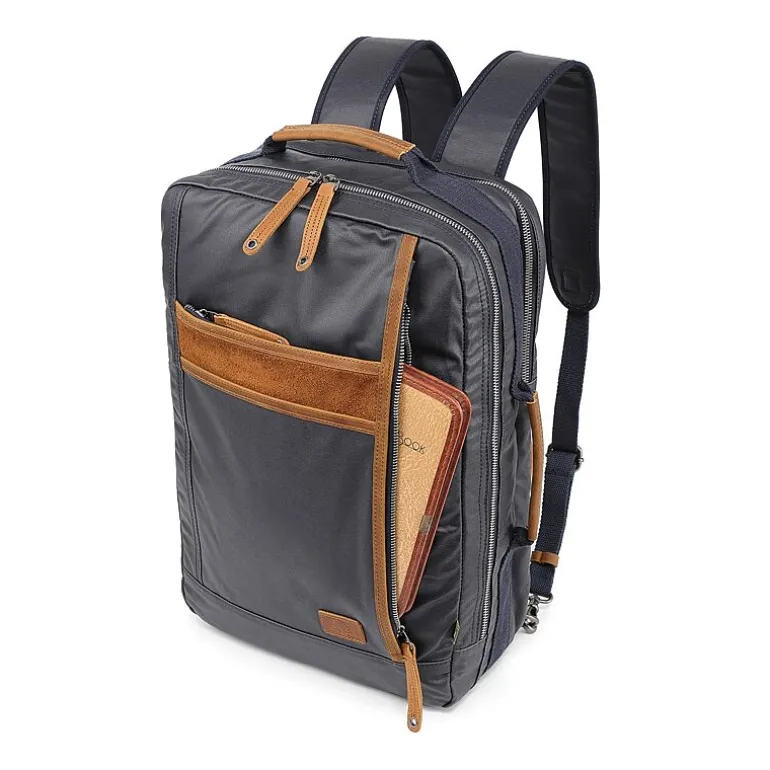 TSD Brand Madrone Coated Canvas Unisex Adult Backpack