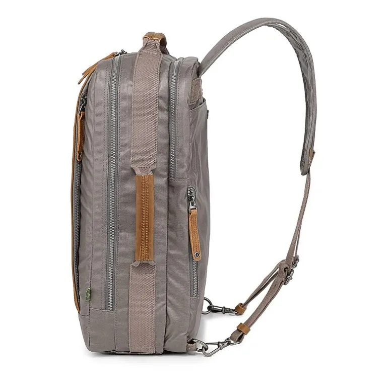 TSD Brand Madrone Coated Canvas Unisex Adult Backpack