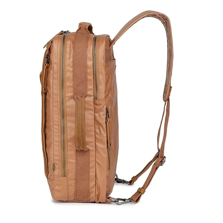 TSD Brand Madrone Coated Canvas Unisex Adult Backpack
