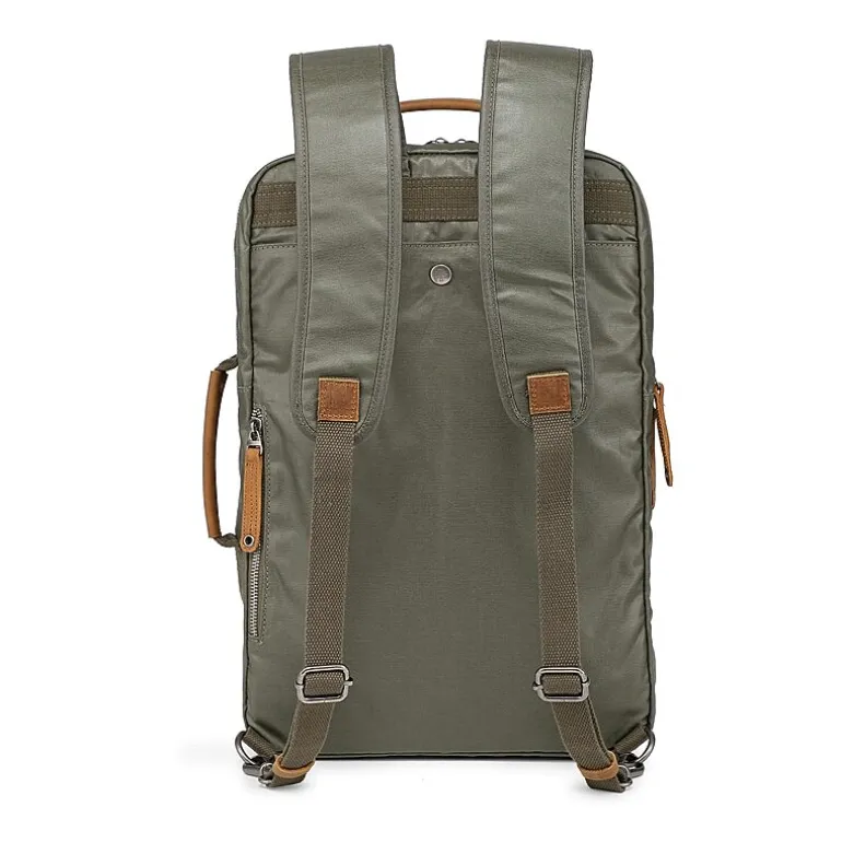 TSD Brand Madrone Coated Canvas Unisex Adult Backpack