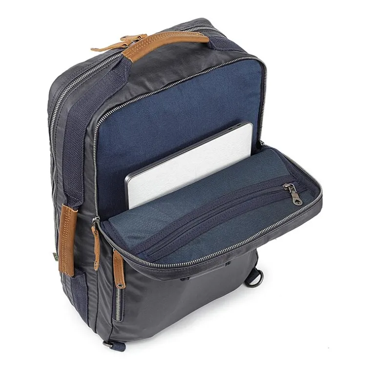 TSD Brand Madrone Coated Canvas Unisex Adult Backpack