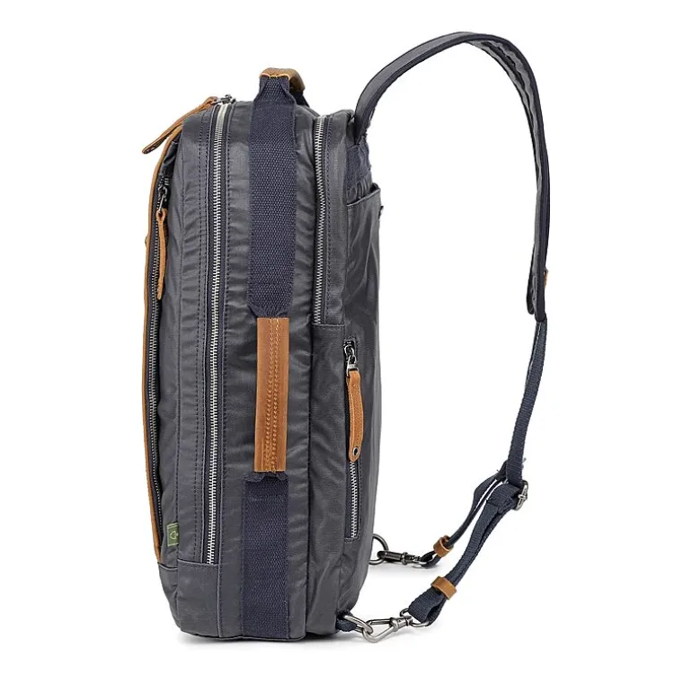 TSD Brand Madrone Coated Canvas Unisex Adult Backpack