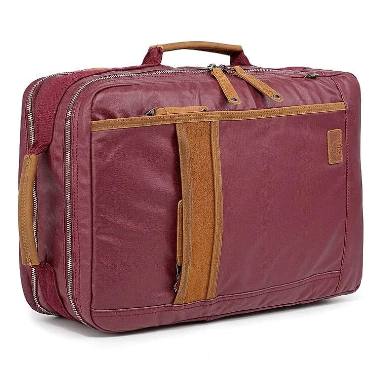 TSD Brand Madrone Coated Canvas Unisex Adult Backpack