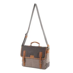 TSD Brand Mountain Wood Messenger Bag
