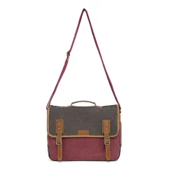TSD Brand Mountain Wood Messenger Bag