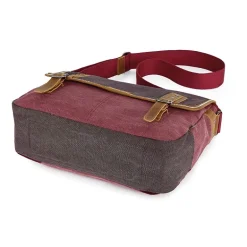 TSD Brand Mountain Wood Messenger Bag