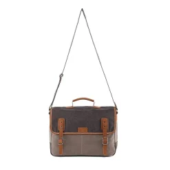 TSD Brand Mountain Wood Messenger Bag
