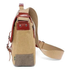 TSD Brand Mountain Wood Messenger Bag