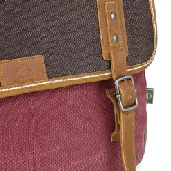 TSD Brand Mountain Wood Messenger Bag