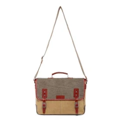 TSD Brand Mountain Wood Messenger Bag