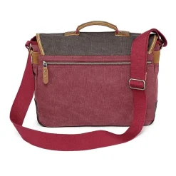 TSD Brand Mountain Wood Messenger Bag