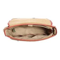 TSD Brand Mountain Wood Messenger Bag