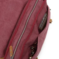 TSD Brand Mountain Wood Messenger Bag