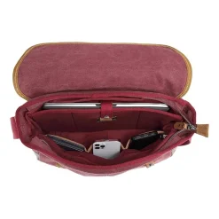 TSD Brand Mountain Wood Messenger Bag