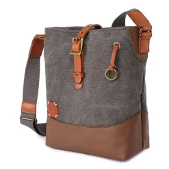 TSD Brand Redwood Crossbody Messenger Bag