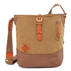 TSD Brand Redwood Crossbody Messenger Bag