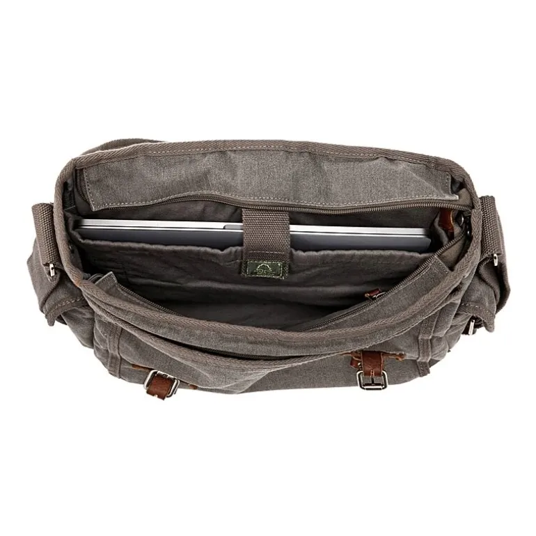 TSD Brand Silver Road Messenger Messenger Bag