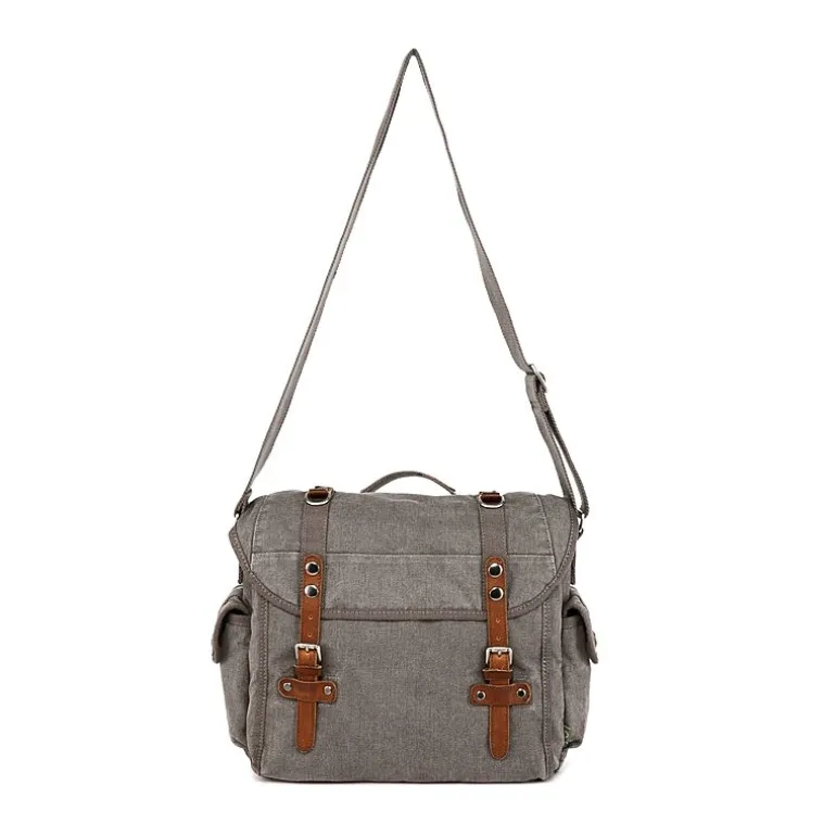 TSD Brand Silver Road Messenger Messenger Bag
