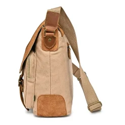 TSD Brand Valley Oak Messenger Bag