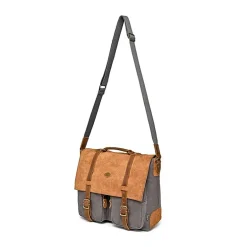 TSD Brand Valley Oak Messenger Bag