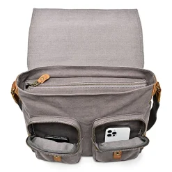 TSD Brand Valley Oak Messenger Bag